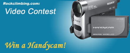 Climbing Video Contest - Win a Handycam!
