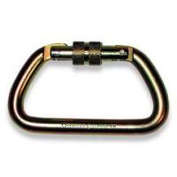 Omega 1/2 Steel Standard D Locking Carabiner