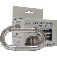 Pacific Standard Oval Bright Carabiners - 6 Pack