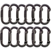 Omega Tactical Oval Carabiners 12 Pack